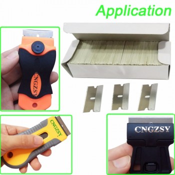 CNGZSY Car Wrap Tools Window Cleaning Razor Scraper Replacement Blade Mobile Screen Cleaner Glass Oven Ceramic Remover 2E12+E13