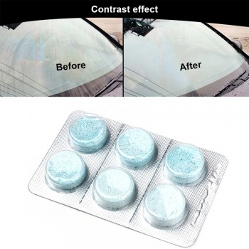 FORAUTO 6pcs/pack Car Auto Window Cleaning Car Windshield Cleaning Solid Wiper Fine Seminoma Wiper Glass Cleaner Car-styling