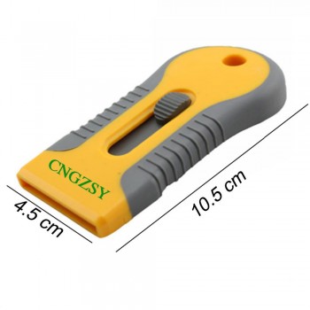 2pcs Retractable Scrapers 100pcs Blades Glue Remover Ceramic Oven Glass Cleaner Window Tinting Hand Squeegee Car Tools K42A
