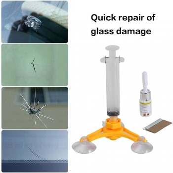 DIY Car Tools Car Glass Repair Tool Auto Glass Windshield Windscreen Instrument Repair Kit DIY Glass Repair Tool Sets Wholesale