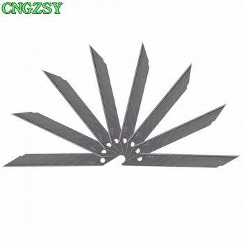 CNGZSY 1PC Art Utility Knife 50PCS Blades For Stationery School Paper Graphics Office Diy Cutter Car Film Vinyl Cutting E02+5E03