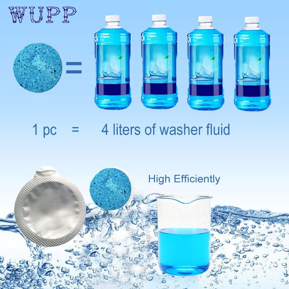4PCS Windshield Washer Fluid Screen Wash Wiper Fluid Cleaner Washer Concentrate  10#