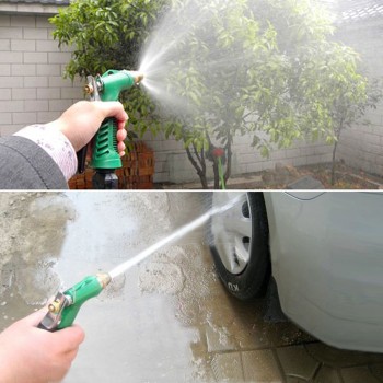 Car Wash Water Gun Garden Tools Copper Washer Gun Nozzle Durable Adjustable Pressure Water Gun Household Garden Cleaning Tools