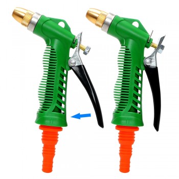Car Wash Water Gun Garden Tools Copper Washer Gun Nozzle Durable Adjustable Pressure Water Gun Household Garden Cleaning Tools