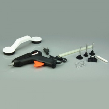 BU-Bauty new 9pcs EU DIY Car Dent Repair Tool Removal Repair Kit Car Door Body Auto 40W Hot Melt Glue Gun Pulling Bridge Device