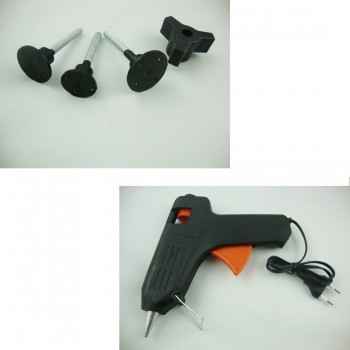 BU-Bauty new 9pcs EU DIY Car Dent Repair Tool Removal Repair Kit Car Door Body Auto 40W Hot Melt Glue Gun Pulling Bridge Device
