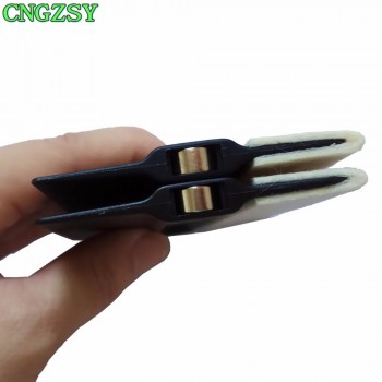 CNGZSY 5pcs Wool Magnetic Squeegee Car Solar Foil Protection Film Air Bubble Remover Scraper Auto Covers Sticker Wrap Tools 5A09