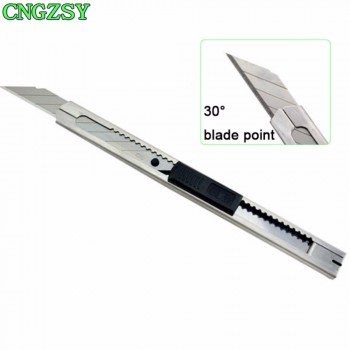 CNGZSY 5PCS DIY Art Knife Snap Off Mini Utility Knife 30 Degree Sharp Blade Opener Car Film Paper Cutter Vinyl Cutting Tool 5E02