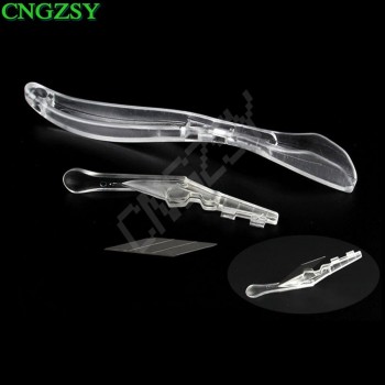 5pcs Transparent Vehicle Film Sticker Cut Knife Safe Wrap Vinyl Cutter Backpaper Slitter Car Styling Tint DIY Cutting Tools 5E20