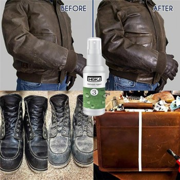 Auto Car Accessories HGKJ-3-50ml plastic parts retreading agent interior leather maintenance cleaner Refurbisher Agent Leather