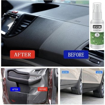 Auto Car Accessories HGKJ-3-50ml plastic parts retreading agent interior leather maintenance cleaner Refurbisher Agent Leather