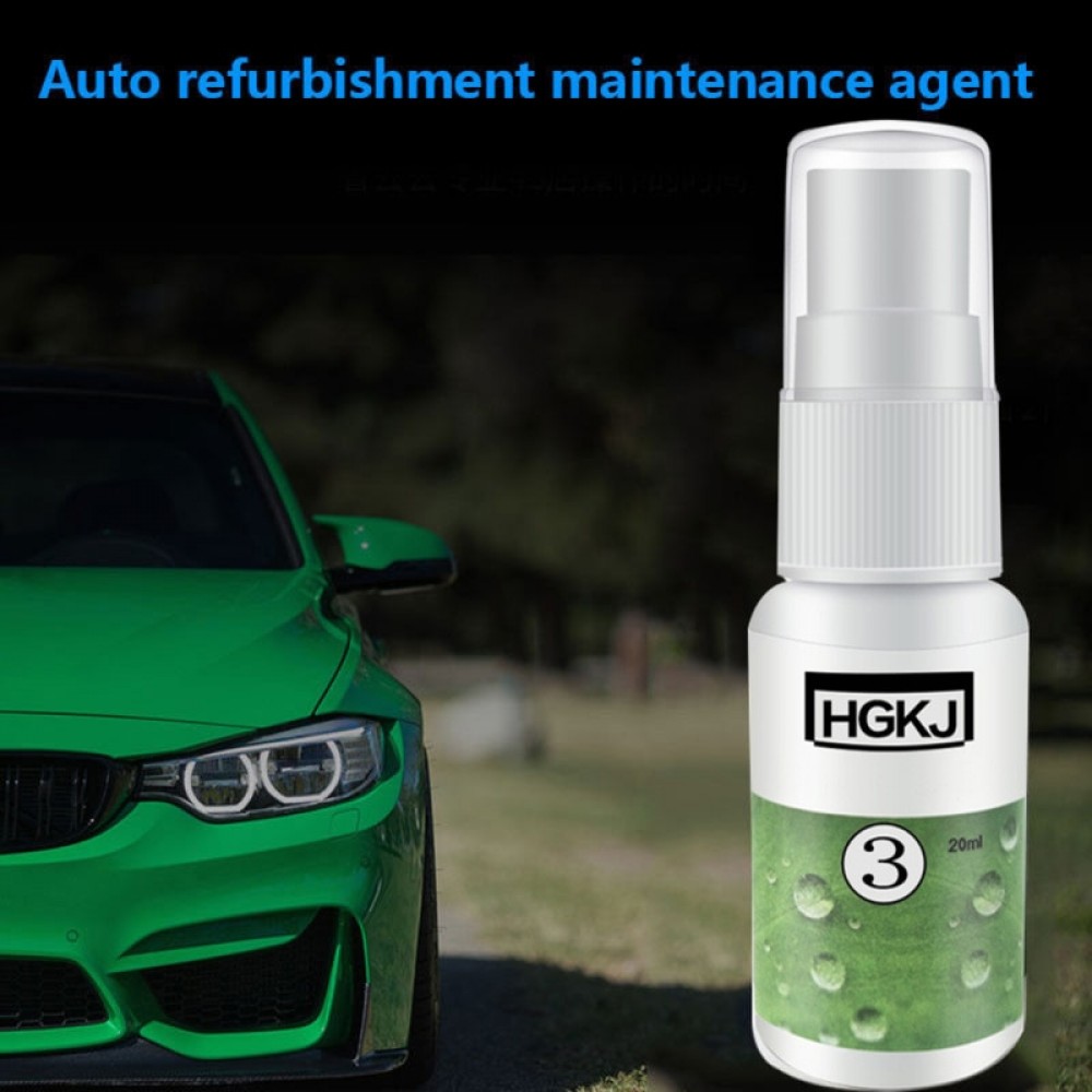 HGKJ-3-20ml Cars Furniture Plastic Parts Refurbished Agent Leather Decontamination Retreading Car Cleaning Accessories TSLM1
