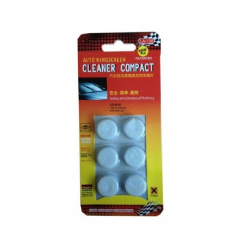 Car Window Clean Concentrated Effervescent Tablets 6pcs Auto Car Windshield Glass Wash Cleaning Concentrated Effervescent Tablet