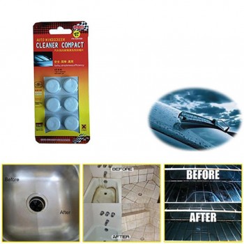 Car Window Clean Concentrated Effervescent Tablets 6pcs Auto Car Windshield Glass Wash Cleaning Concentrated Effervescent Tablet