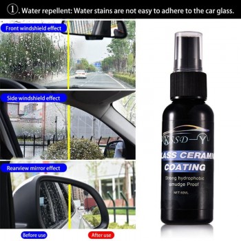 50ml Car Auto Windshields Coating Car Rearview Windscreen Window Glass Rain Repellent Anti-Rain Agent With Towel Car-styling