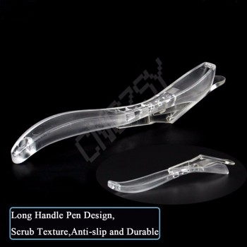 2pcs Safety Transparent Vinyl Liner Cutters 14.5*2cm Car Vinyl Film Paper Cutting Cutter 3d Carbon Fiber Sticker Cut Knife 2E20
