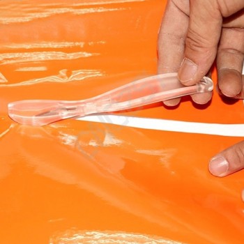 2pcs Safety Transparent Vinyl Liner Cutters 14.5*2cm Car Vinyl Film Paper Cutting Cutter 3d Carbon Fiber Sticker Cut Knife 2E20