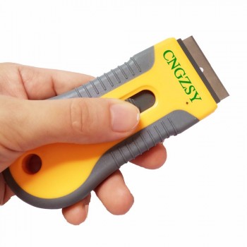 CNGZSY Razor Blade Scraper Retractable Safety Squeegee Vinyl Sticker Glue Cleaner Window Ceramic Oven Tinting Glass Tool E16+30M