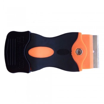 1pc Razor Triumph Scraper amp; 100pcs Spare Double Edged Razor Blades For Car Wrapping Window Tint Glue Sticker remove squeegee K03