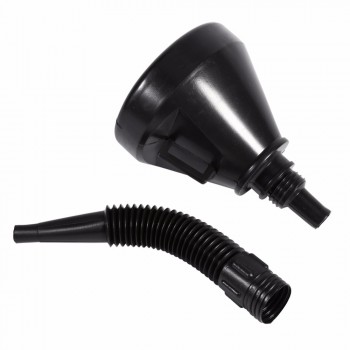 2 in 1 Plastic Funnel Can Spout For Oil Water Fuel Petrol Diesel Gasoline Universal For Auto Car Motorcycle Bike Truck ATV RV