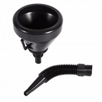 2 in 1 Plastic Funnel Can Spout For Oil Water Fuel Petrol Diesel Gasoline Universal For Auto Car Motorcycle Bike Truck ATV RV