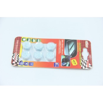 6 Pcs Window Cleaning Tablets Car Windshield Glass Washer Cleaner Compact Effervescent Tablets Detergent 6 pcs=24L Glass Water