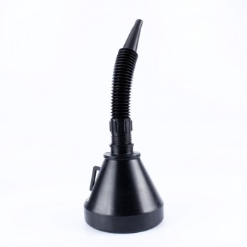 Car Funnel Can Spout For Oil Water Fuel Petrol Diesel Gasoline Black Car Accessories funnel for fuel oil funnel 2 in 1 Plastic