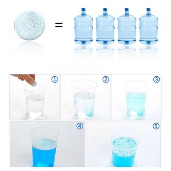 10Pcs/Pack Car Solid Wiper Cleaner Concentrate Effervescent Tablet Cleaner Car Auto Window Cleaning Windshield Glass Cleaner