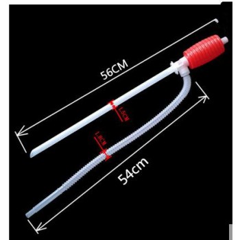 LumiParty Portable Car Manual Hand Siphon Pump Manual Hand Siphon Pump Hose Vehicles Hose Gas Oil Liquid Syphon Transfer Pumpr30