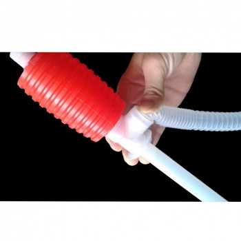 LumiParty Portable Car Manual Hand Siphon Pump Manual Hand Siphon Pump Hose Vehicles Hose Gas Oil Liquid Syphon Transfer Pumpr30