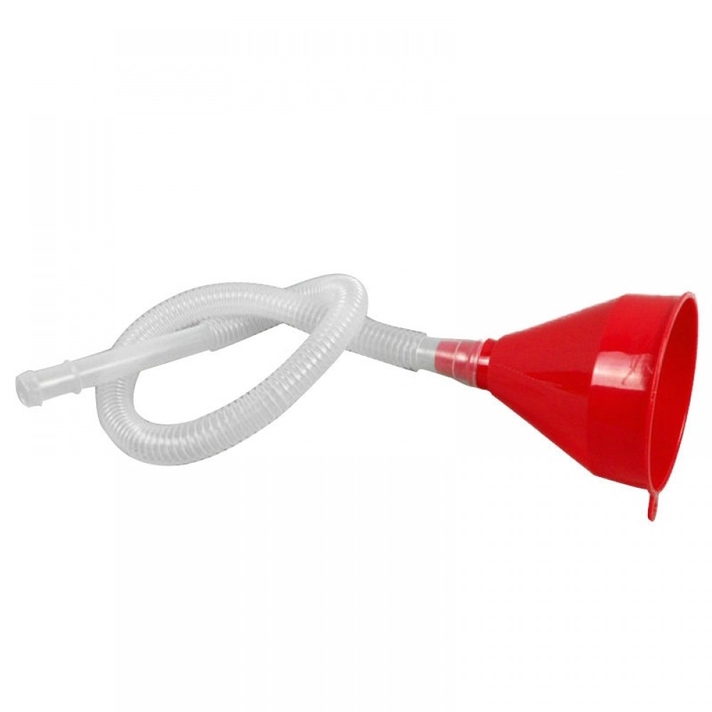 Universal Car Motorcycle Truck Vehicle Plastic Filling Funnel with Soft Pipe Spout Pour Oil Tool Petrol Diesel Car Styling