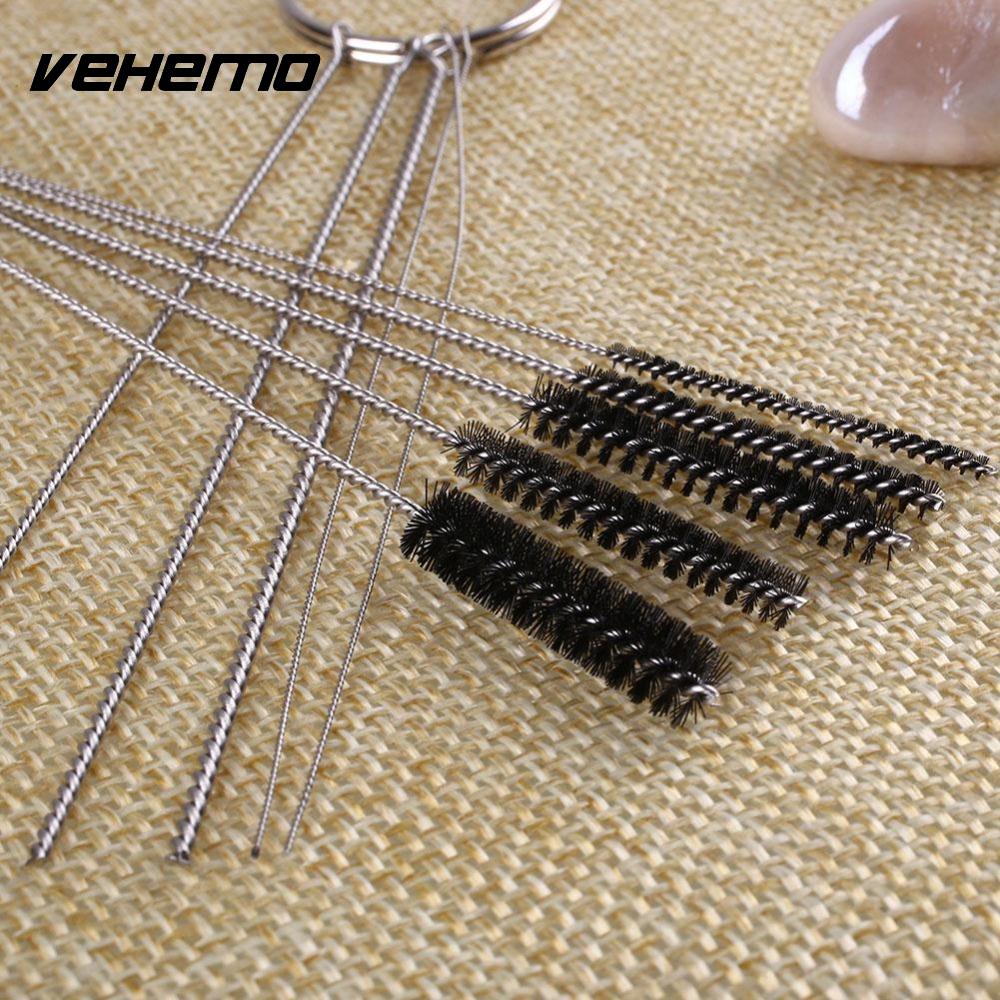 Vehemo 2018 Hot Car Motorcycle Carburetor Carbon Dirt Jet Remove Cleaning Needle Brush Tool Set High Quality Car-styling Newest