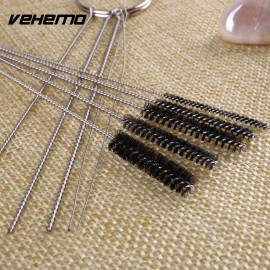 Vehemo 2018 Hot Car Motorcycle Carburetor Carbon Dirt Jet Remove Cleaning Needle Brush Tool Set High Quality Car-styling Newest