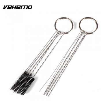 Vehemo 2018 Hot Car Motorcycle Carburetor Carbon Dirt Jet Remove Cleaning Needle Brush Tool Set High Quality Car-styling Newest