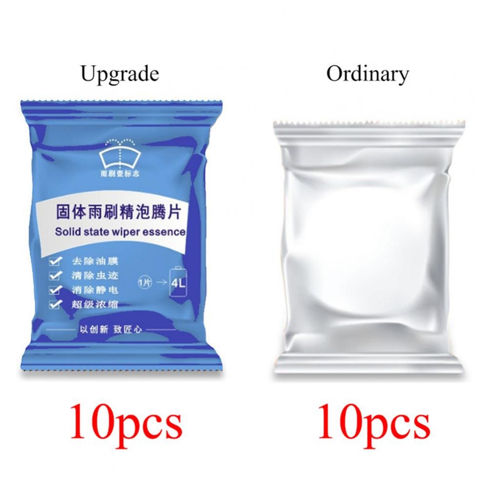 10Pcs/Pack Car Solid Wiper Cleaner Effervescent Tablet Cleaner Car Auto Window Cleaning Windshield Glass Cleaner