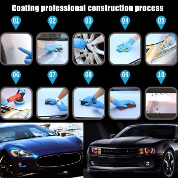 9H Hardness Car Coating Kit Anti-scratch High Gloss Ceramic Car Care Polish Liquid Paint Sealant CSL2018