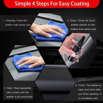Car Dust Removal Liquid Sets Seat Glossing Wax Cleaning Tools Auto Interior Restorer Car Wax Top quality Car-styling #CJ