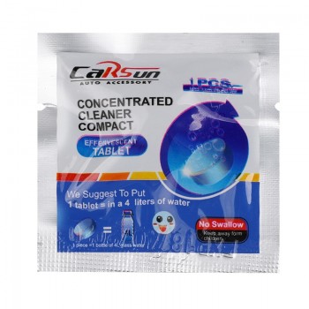 6Pcs/Lot Effective Car Solid Wiper Fine Windshield Window Cleaner Tablets Auto Glass Cleaner Screenwash Concentrate Sheet