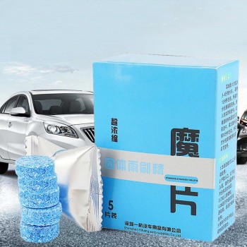 5Pcs/Pack Car Solid Wiper Cleaner Effervescent Tablet Cleaner Car Auto Window Cleaning Windshield Glass Cleaner
