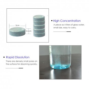 6Pcs/Pack Car Solid Wiper Cleaner Effervescent Tablet Cleaner Car Auto Window Cleaning Windshield Glass Cleaner