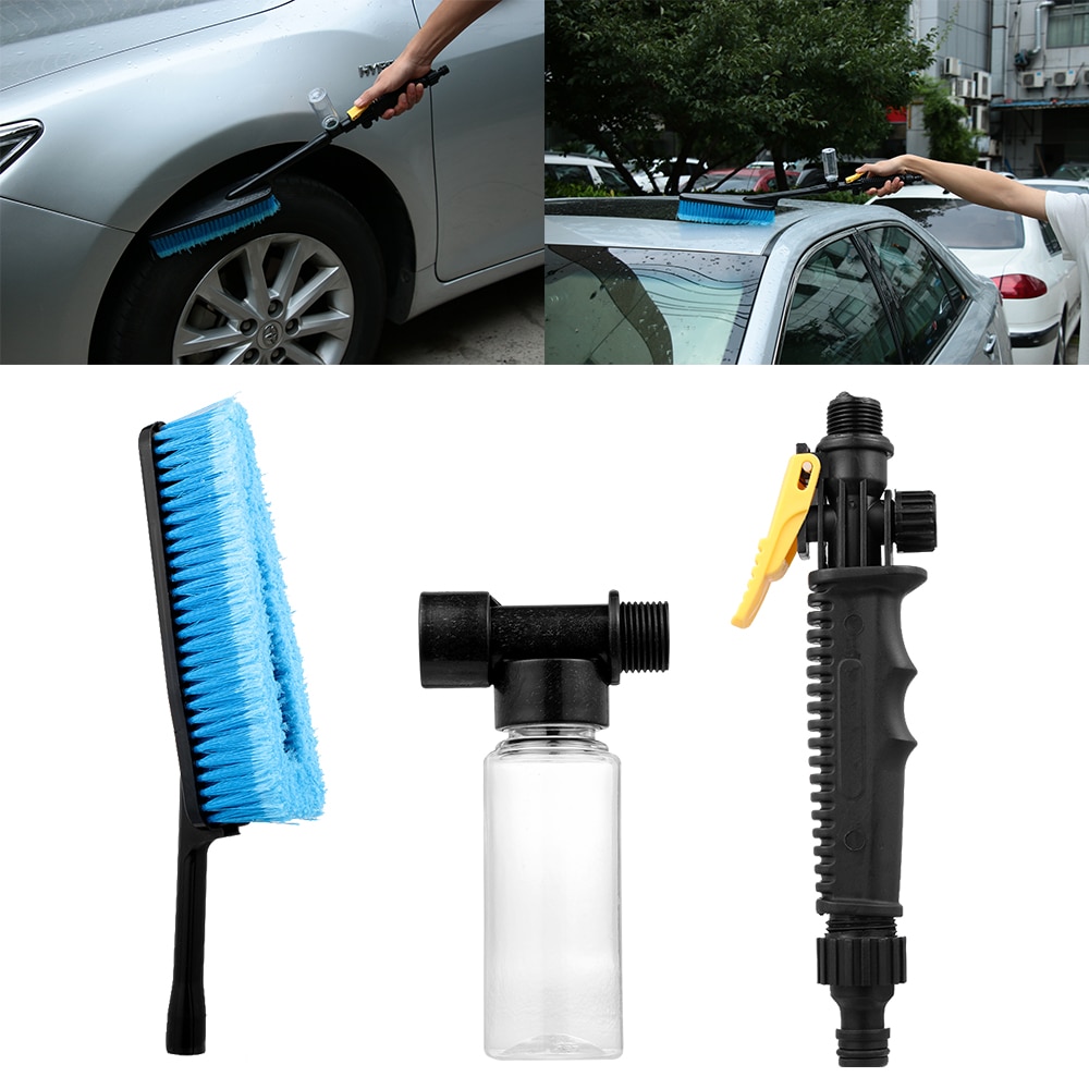 Universal Car Water Spray Washing Brush Plastic Foam Dusting Cleaning Tool Auto Car Handhold Portable Washer