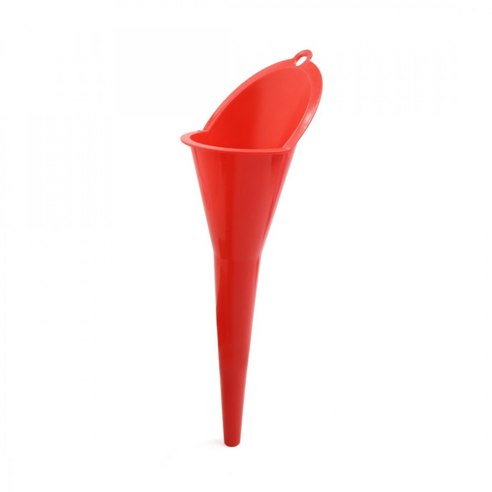 uxcell Orange Plastic Universal Outdoor Car Vehicle Oil Water Fuel Gas Petrol Funnel