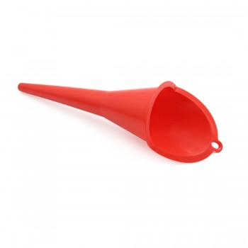 uxcell Orange Plastic Universal Outdoor Car Vehicle Oil Water Fuel Gas Petrol Funnel