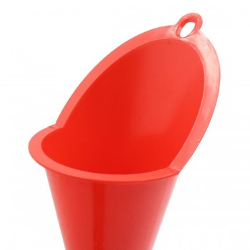 uxcell Orange Plastic Universal Outdoor Car Vehicle Oil Water Fuel Gas Petrol Funnel