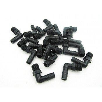 Free Shipping!! Clearance Sale 100pcs package of OGO Black Elbow NPT 1/4 * 3/8 Tube bar.