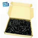 Free Shipping!! Clearance Sale 120pcs package of OGO Black Direct Connection NPT 1/4 * 3/8 Tube bar.
