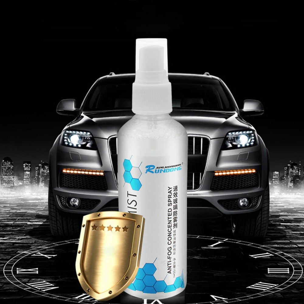 1 Bottle Winter Car Interior Glass Window Antifogging Agent Windscreen Anti-Fog Mist Defogging Spray Water Removal 100ml  12.7