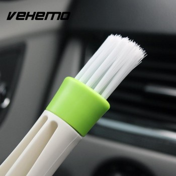 Dust Cleaning Brush Car Automotive Dashboard Vent Cleaner PC Keyboard Double Ended Car Air Conditioner Vent Slit Cleaner Brush