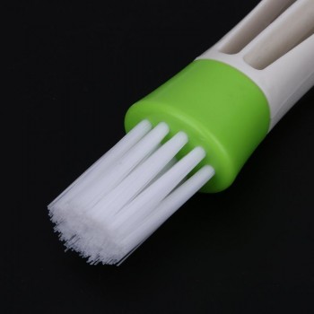 1Pcs Car Cleaning Brush Double Ended Vent Slit Brush Instrumentation Dusting Blind Keyboard Cleaning Washer Home Cleaner