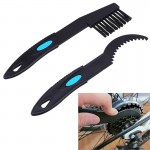 POSSBAY Black Motorcycle Chain Cleaner Bicycle Cycling Crankset Chain Brush Tool Gear Brush Chain Wheel Flywheel Cleaning Brush